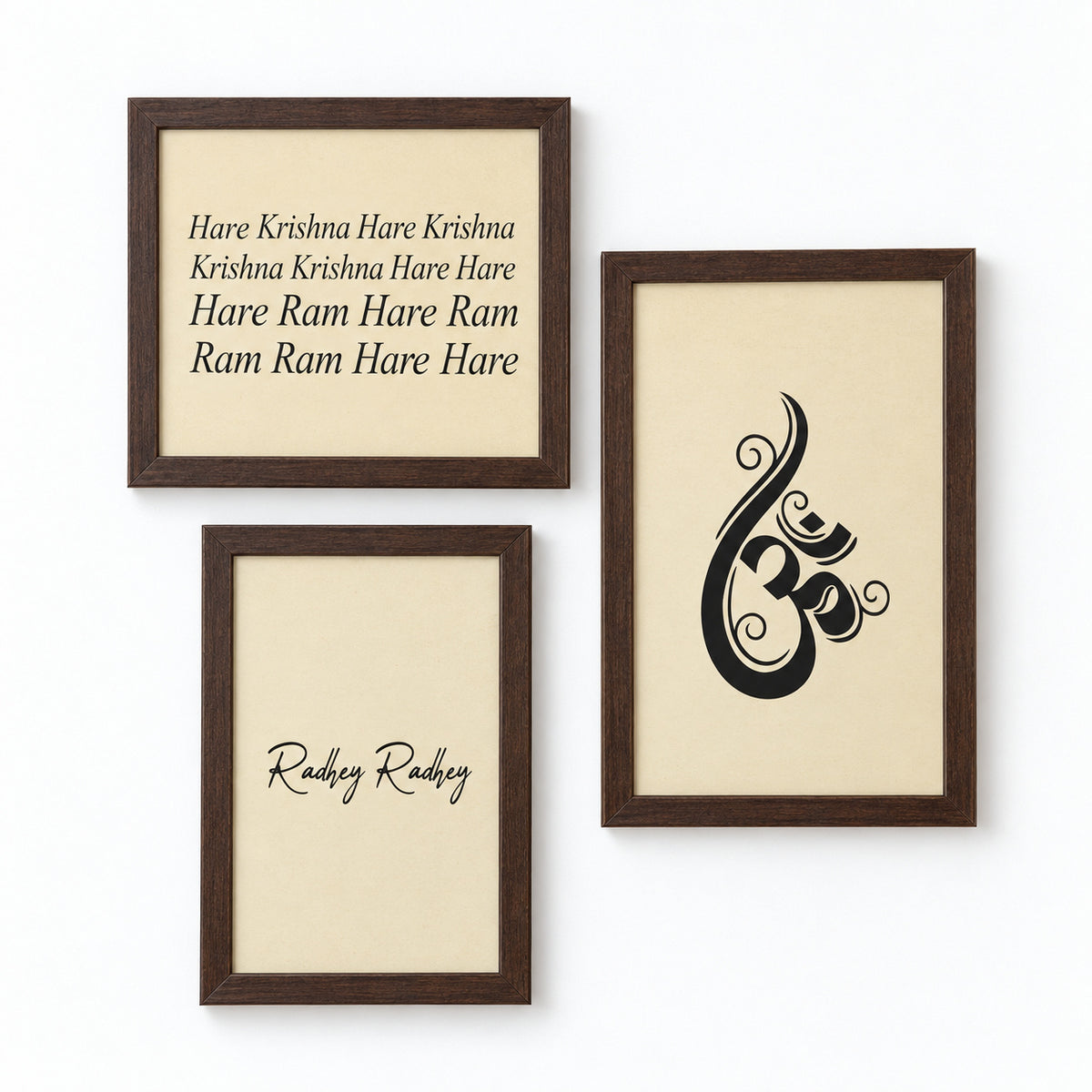 Bhakti Frame Set, Dark brown, full set