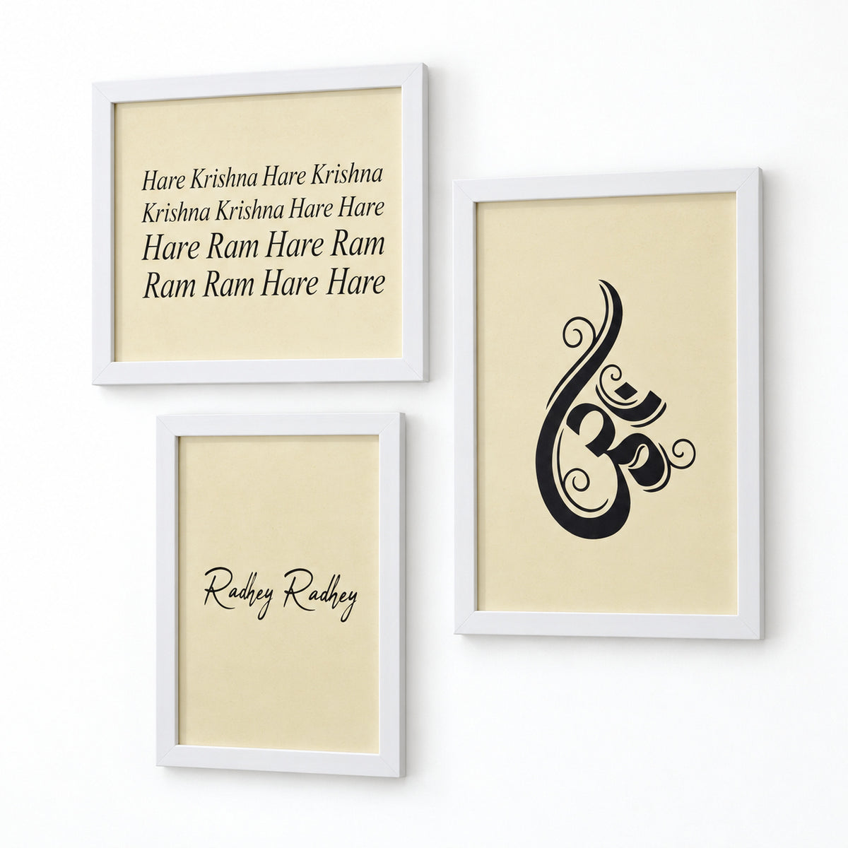Bhakti Frame Set, White, full set
