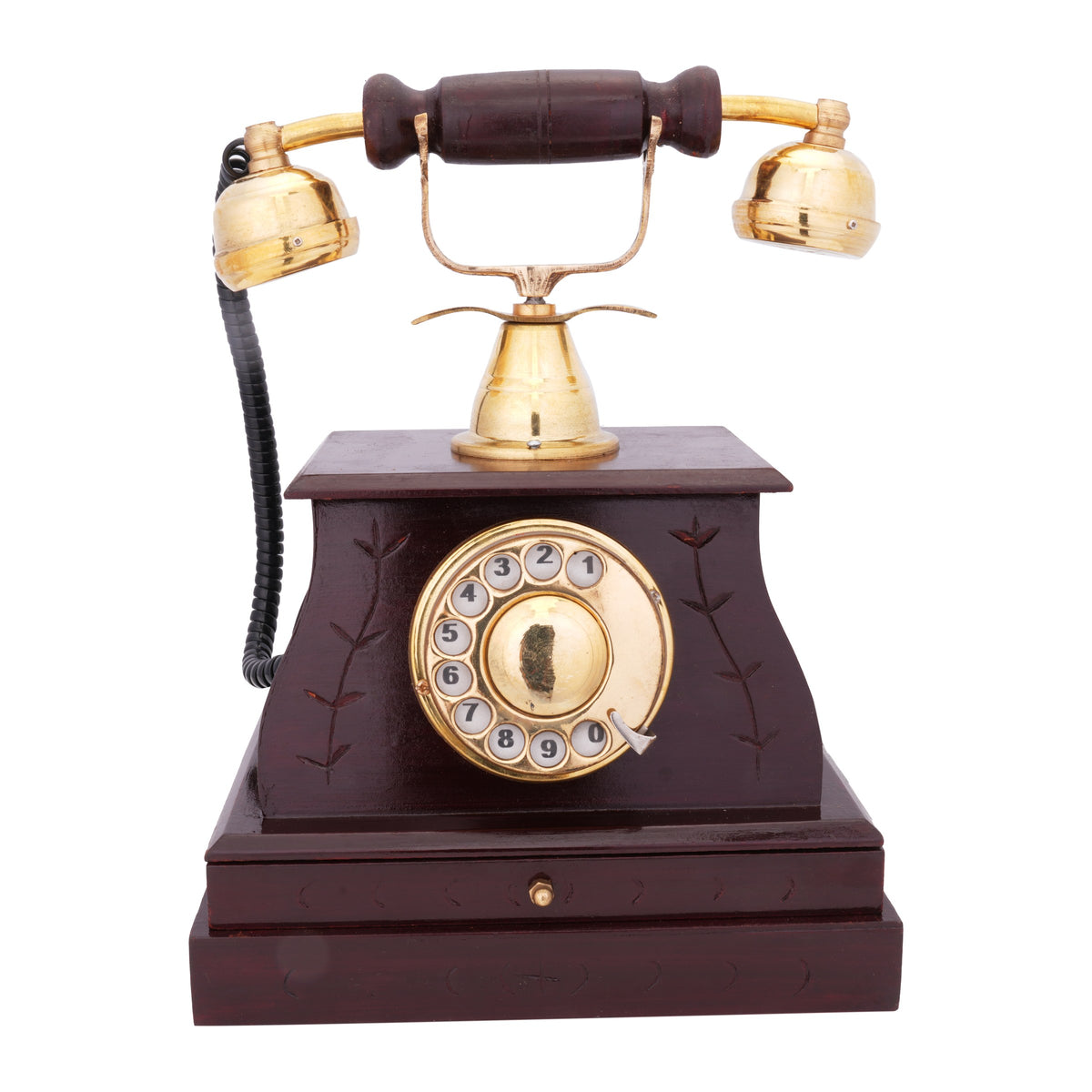 Bureau Telephone, Walnut tone, view 1