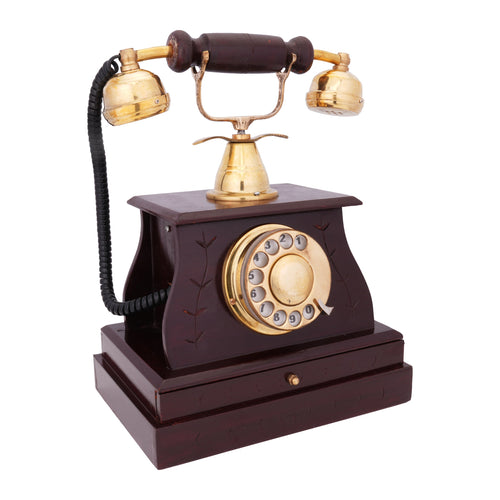 Bureau Telephone, Walnut tone, view 2