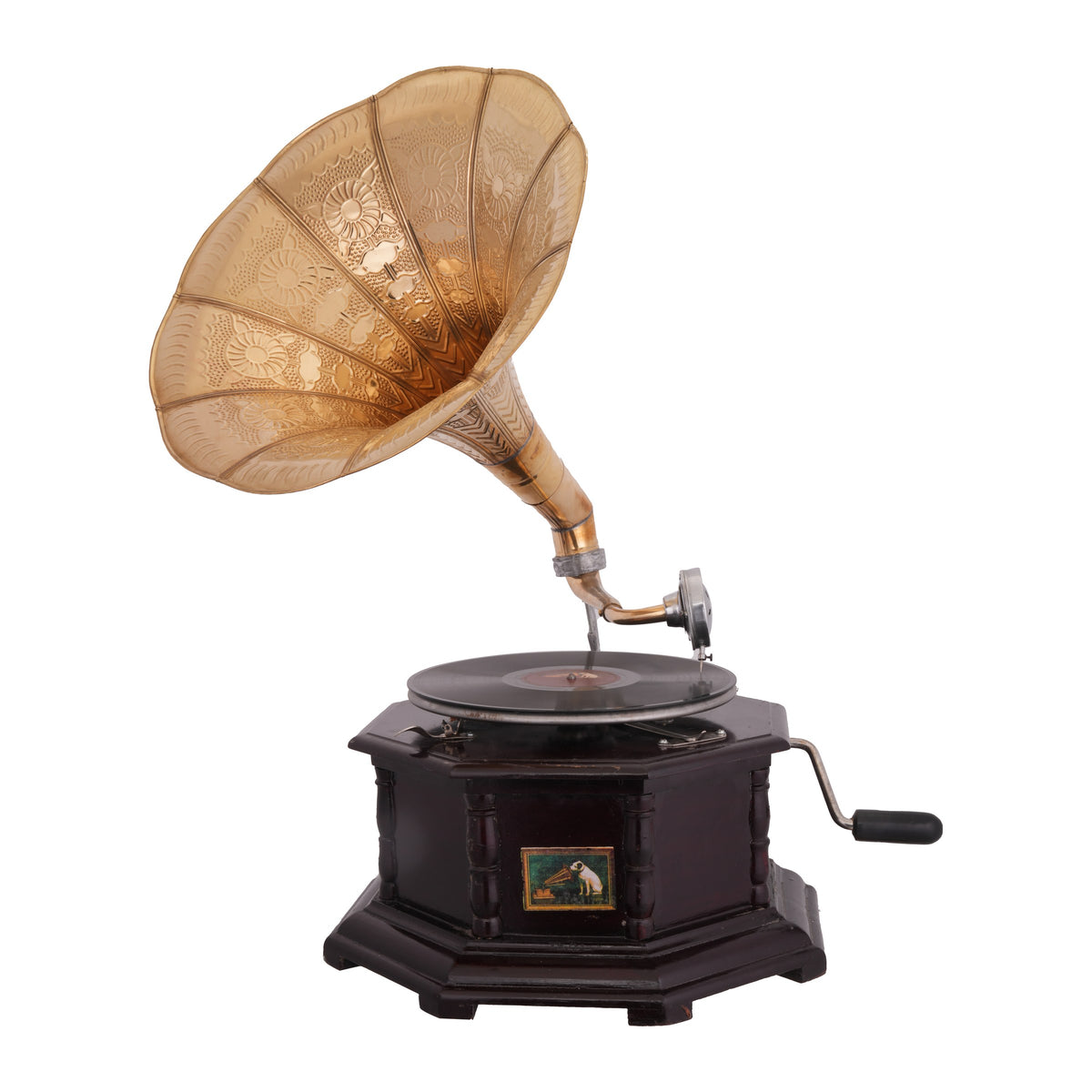 Octave Gramophone, Wood, view 1