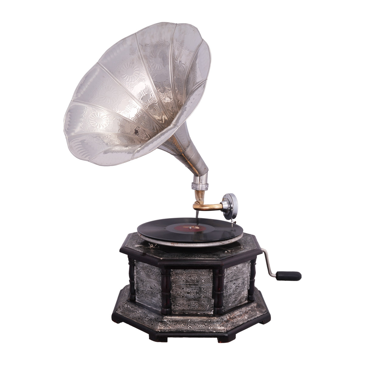 Octave Gramophone, Silver, view 1