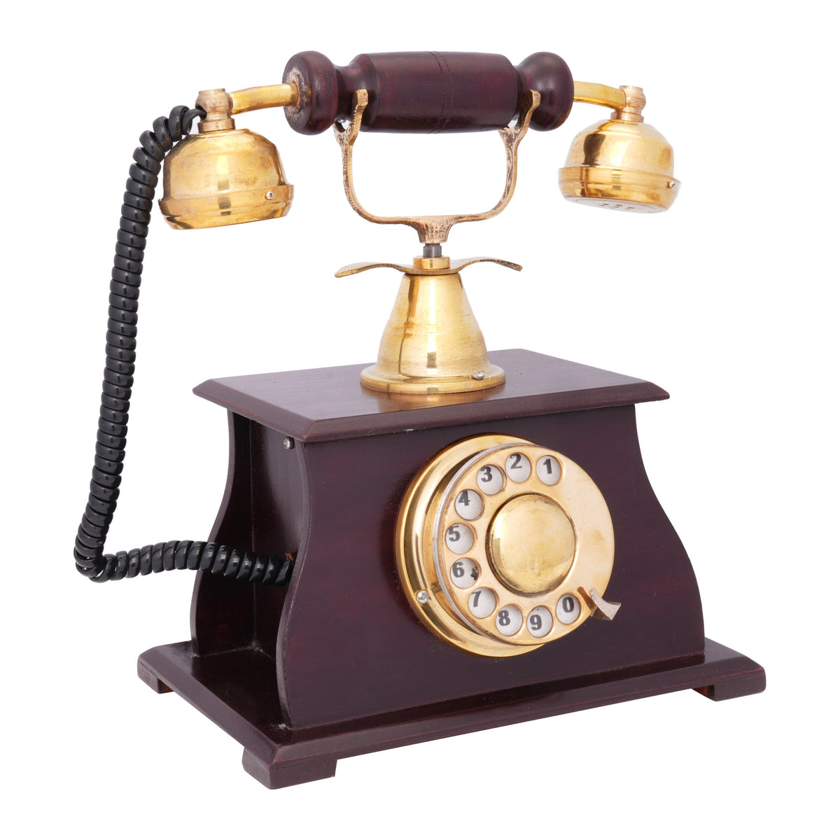 Parlour Telephone, Walnut tone, view 2
