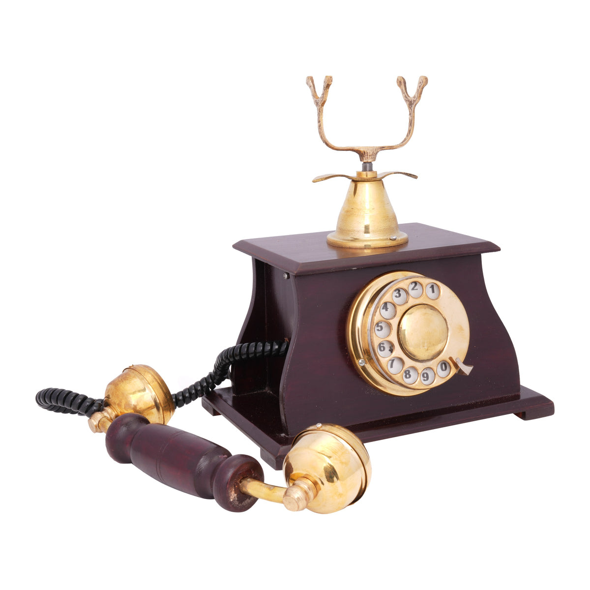 Parlour Telephone, Walnut tone, view 3