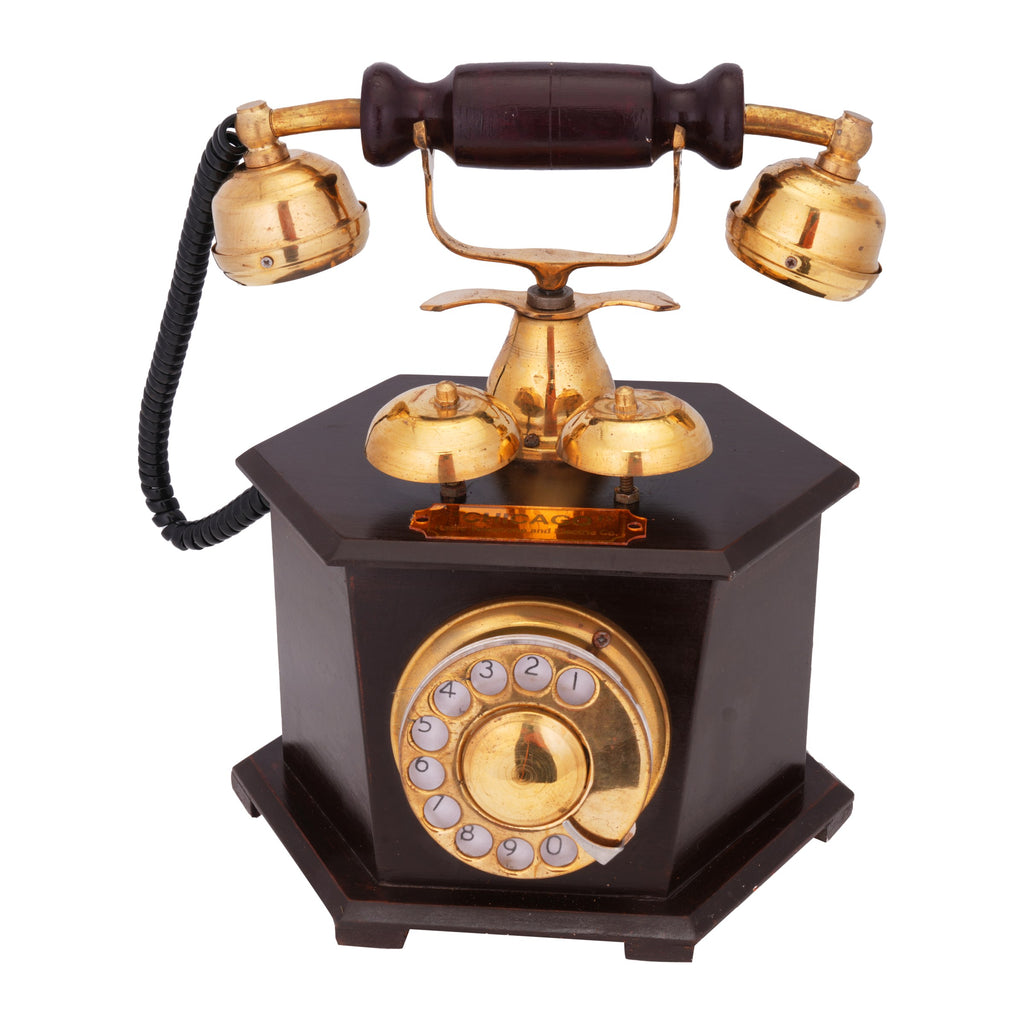 Pavilion Telephone, Walnut tone, view 3