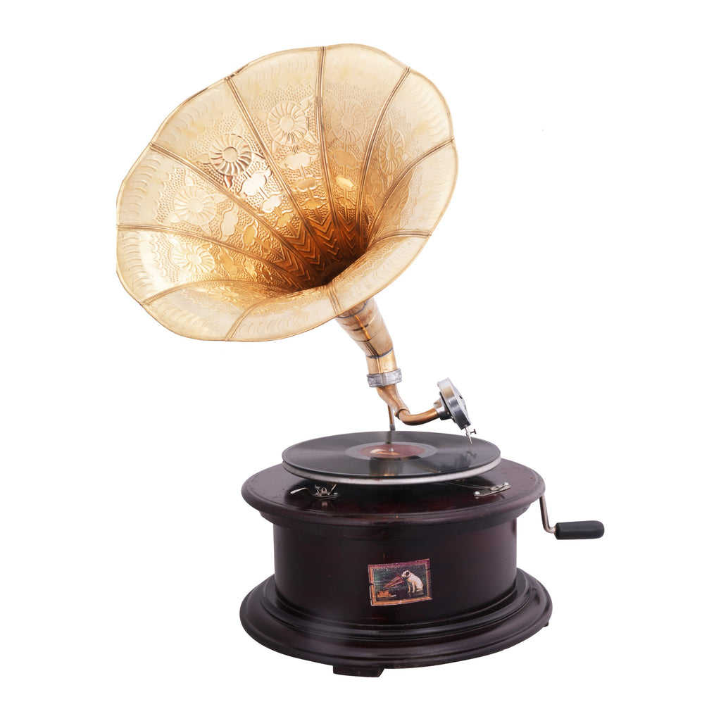 Rotunda Gramophone, Wood, view 1