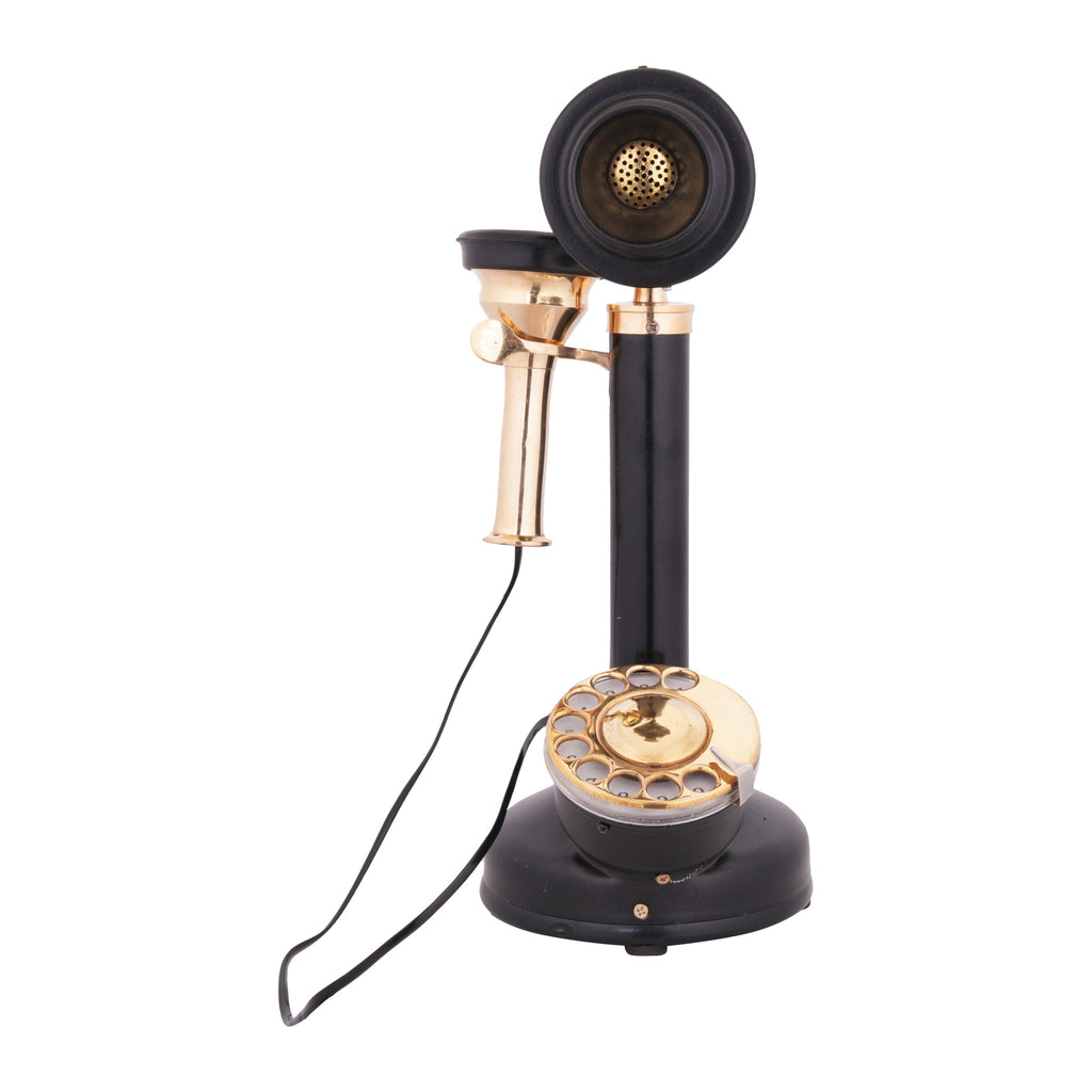 Taper Telephone, Black, view 1