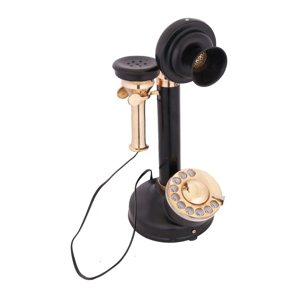 Taper Telephone, Black, view 3